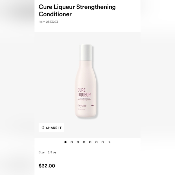 Drybar Cure Liqueur Shampoo and Conditioner with Gin Twist Curl Cream - Picture 3 of 15